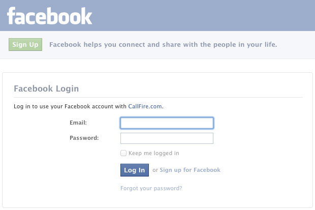 facebook log in to facebook